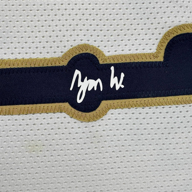 Framed Facsimile Autographed Zion Williamson 35x39 New Orleans White Reprint Laser Auto Basketball Jersey