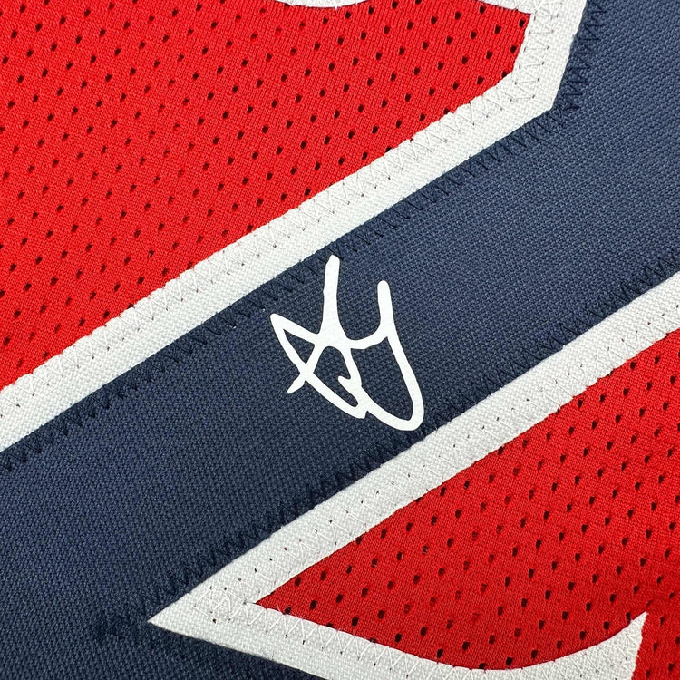 Framed Facsimile Autographed Alexandre Sarr 35x39 Washington Red Reprint Laser Auto Basketball Jersey
