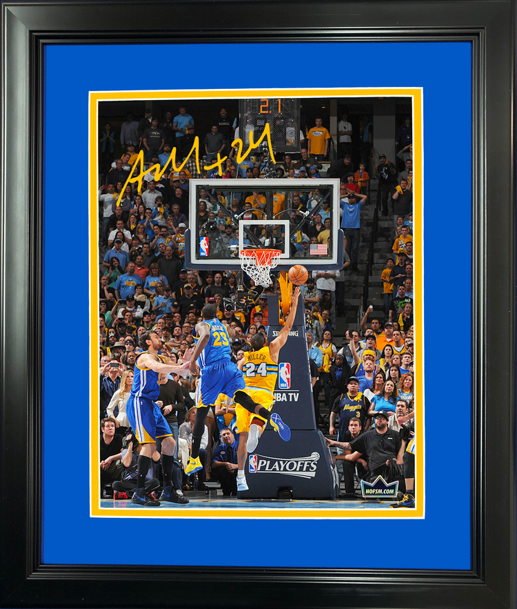 Framed Andre Miller Denver Nuggets Facsimile Laser Engraved Signature Auto 11"x14"Basketball Photo HOFSM Holo