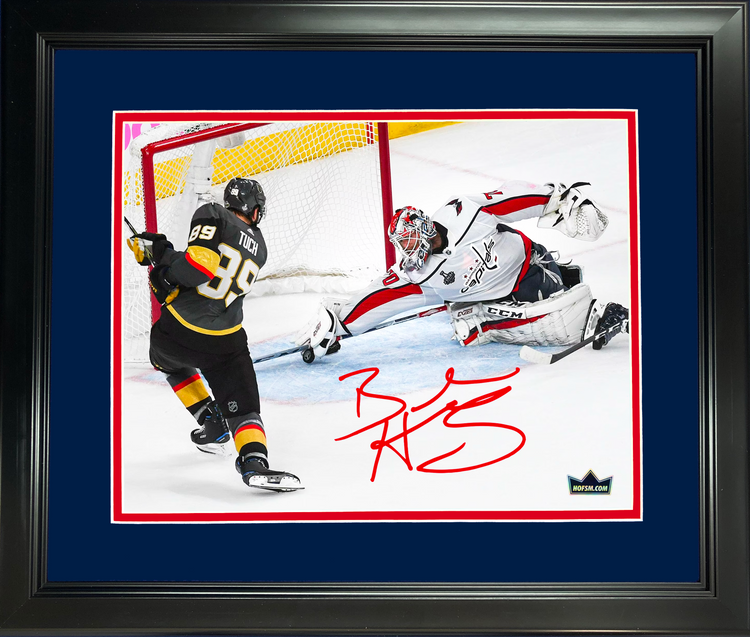 Framed Braden Holtby The Save 2018 Stanley Cup Washington Capitals Facsimile Laser Engraved Signature Auto 11"x14" Hockey Photo HOFSM Holo
