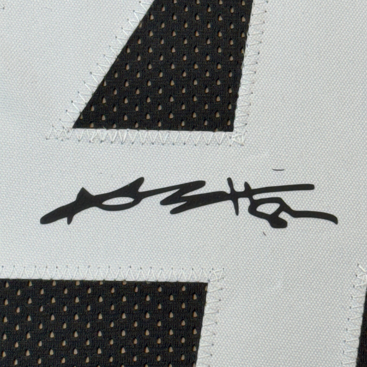 Framed Facsimile Autographed Antonio Brown 35x39 Pittsburgh Black Reprint Laser Auto Football Jersey