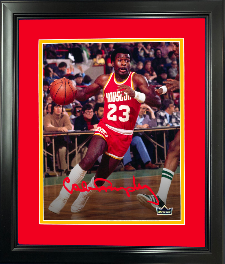 Framed Calvin Murphy Facsimile Laser Engraved Signature Auto 11"x14" Basketball Photo HOFSM Holo