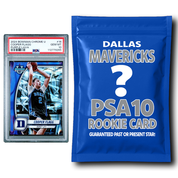 Dallas Mavericks PSA 10 Graded Rookie Card Mystery Pack