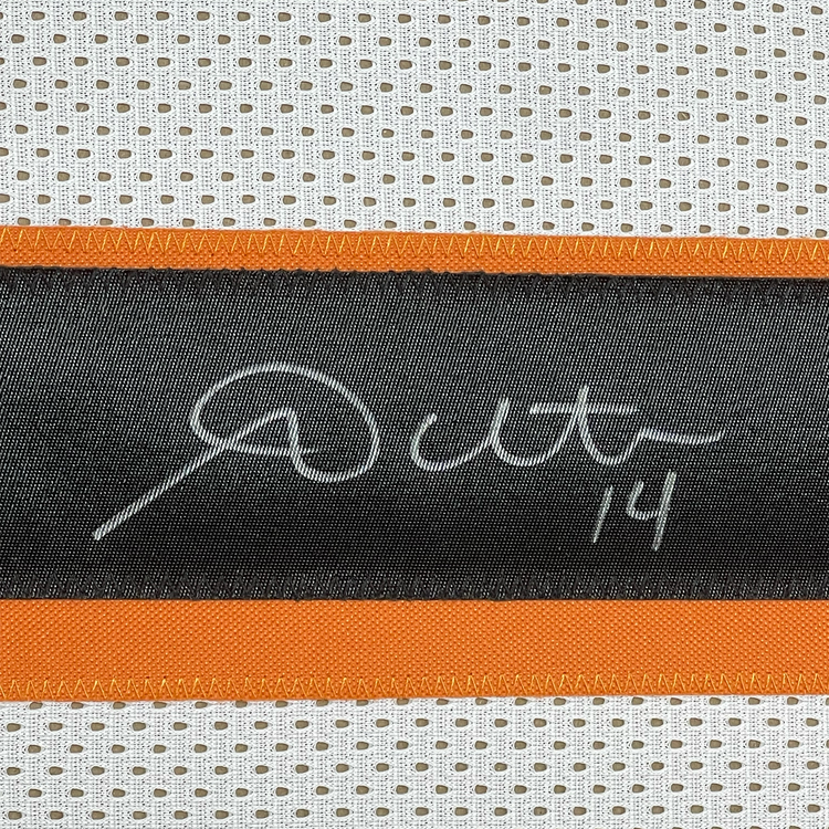 Framed Autographed/Signed Andy Dalton 35x39 Cincinnati White Football Jersey JSA COA