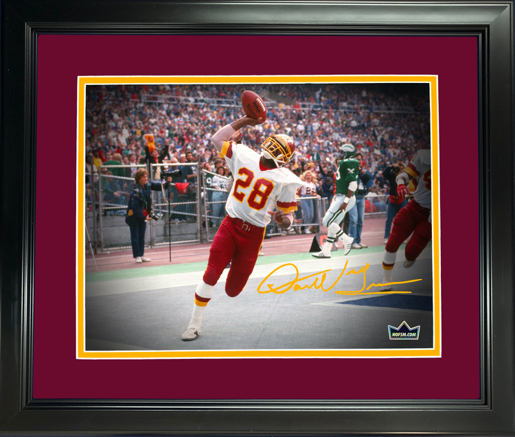 Framed Darrell Green Facsimile Laser Engraved Signature Auto Washington Commanders 11"x14" Football Photo HOFSM Holo