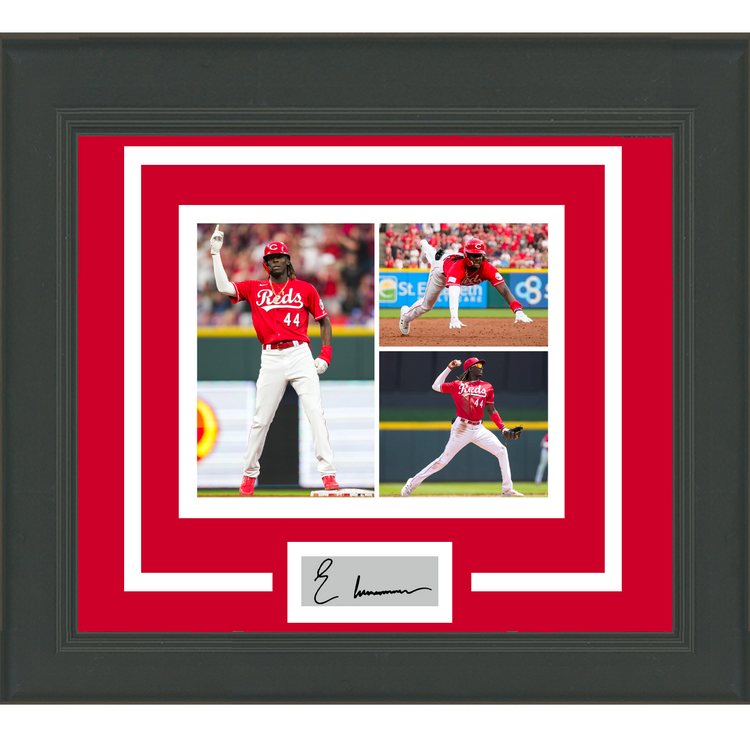 Framed Elly De La Cruz Facsimile Laser Engraved Signature Auto 11x14 Baseball Photo