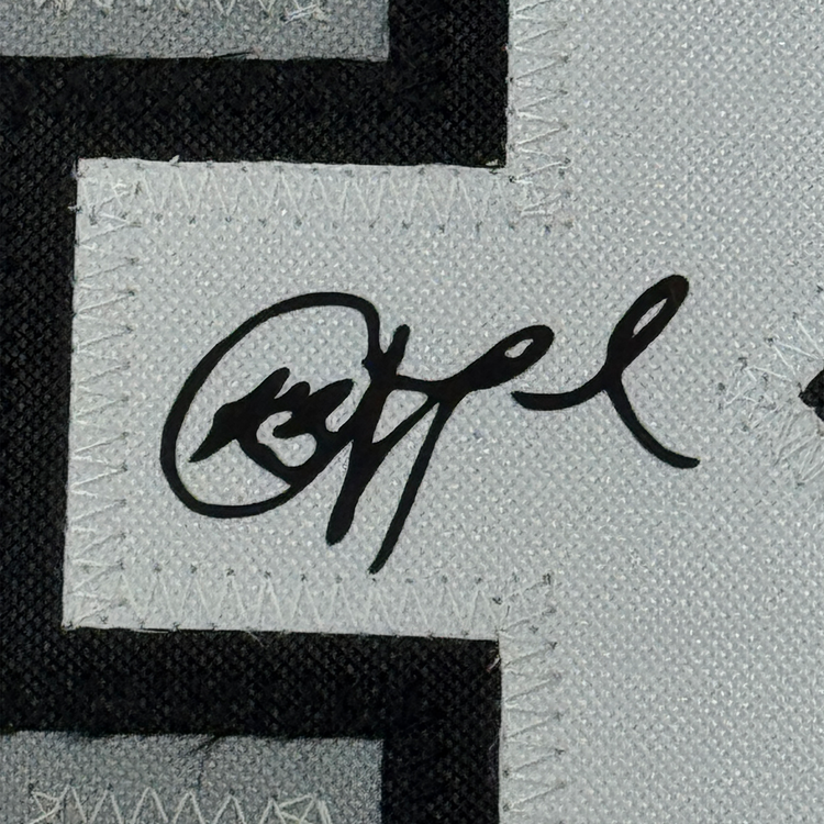 Framed Facsimile Autographed Chris Paul 35x39 San Antonio Black Reprint Laser Auto Basketball Jersey