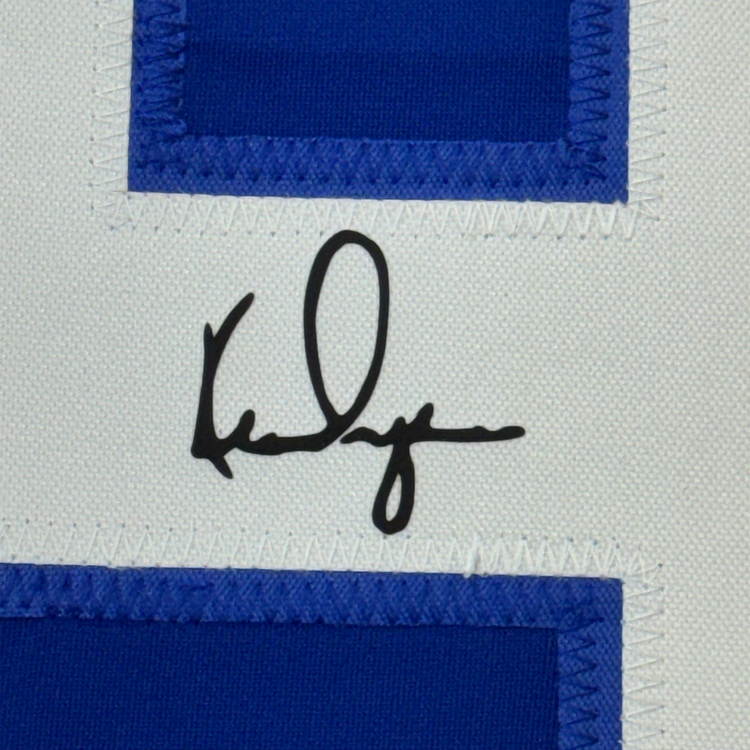 Framed Facsimile Autographed Ken Dryden 35x39 Montreal Red Reprint Laser Auto Hockey Jersey
