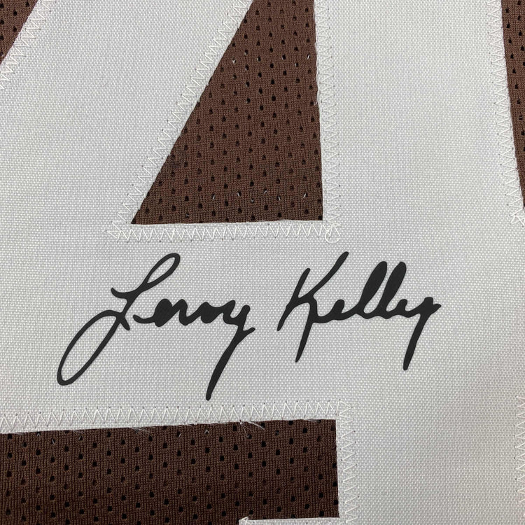 Facsimile Autographed Leroy Kelly Cleveland Brown Reprint Laser Auto Football Jersey Size Men's XL