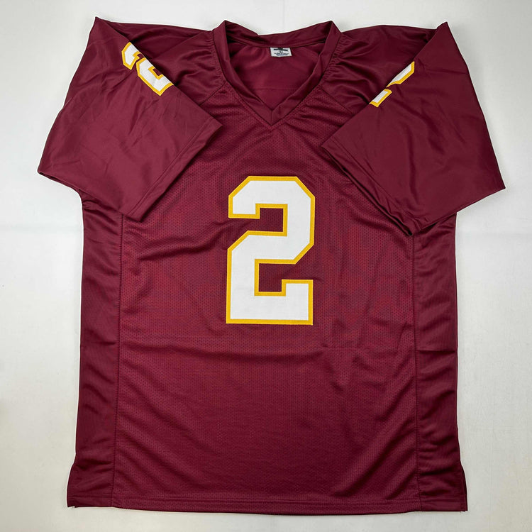 Facsimile Autographed Deion Sanders Florida State Maroon Reprint Laser Auto College Football Jersey Size Men's XL