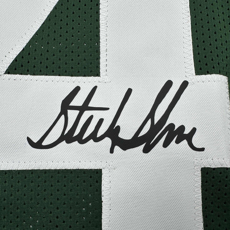 Facsimile Autographed Sterling Sharpe Green Bay Green Reprint Laser Auto Football Jersey Size Men's XL