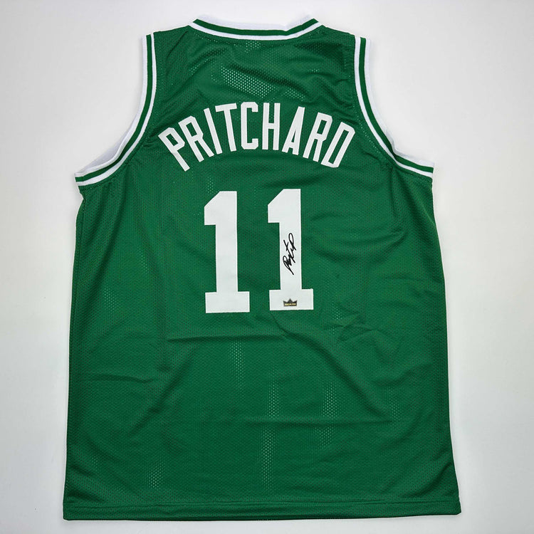 Facsimile Autographed Payton Pritchard Boston Green Reprint Laser Auto Basketball Jersey Size Men's XL