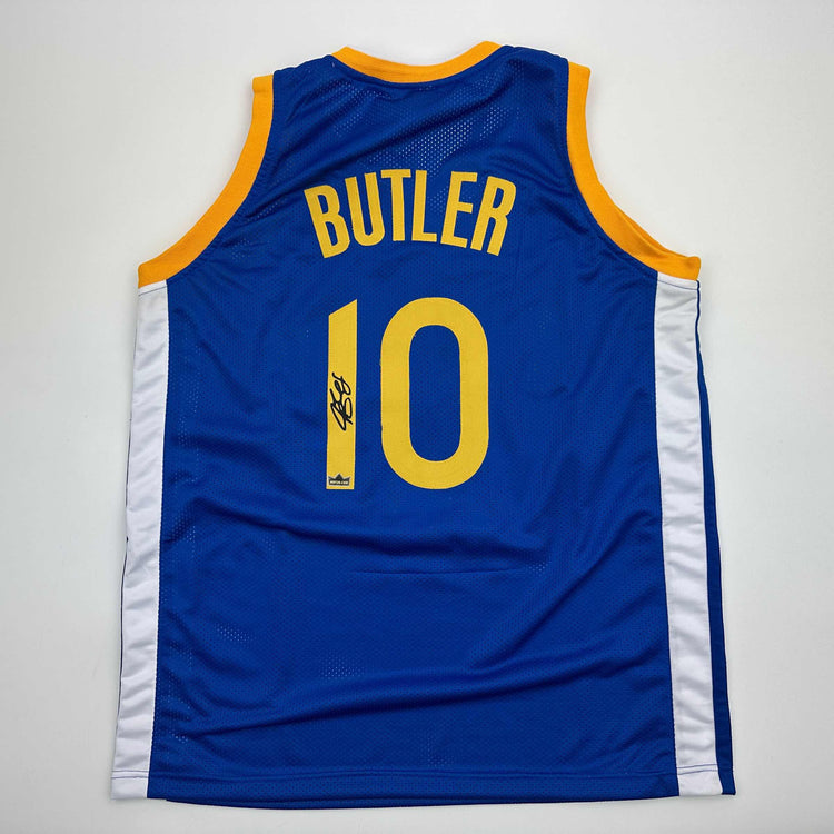 Facsimile Autographed Jimmy Butler Golden State Blue Reprint Laser Auto Basketball Jersey Size Men's XL