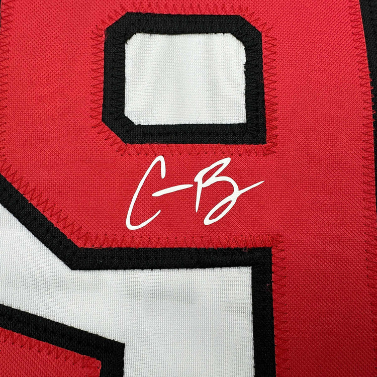 Facsimile Autographed Corbin Burnes Arizona White Reprint Laser Auto Baseball Jersey Size Men's XL