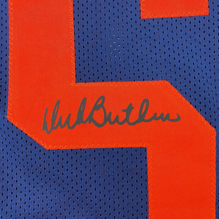 Facsimile Autographed Dick Butkus Illinois Blue Reprint Laser Auto College Football Jersey Size Men's XL