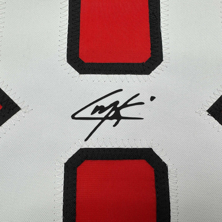 Facsimile Autographed Cale Makar Canada Red 2025 4 Nations Face-Off Reprint Laser Auto Hockey Jersey Size Men's XL