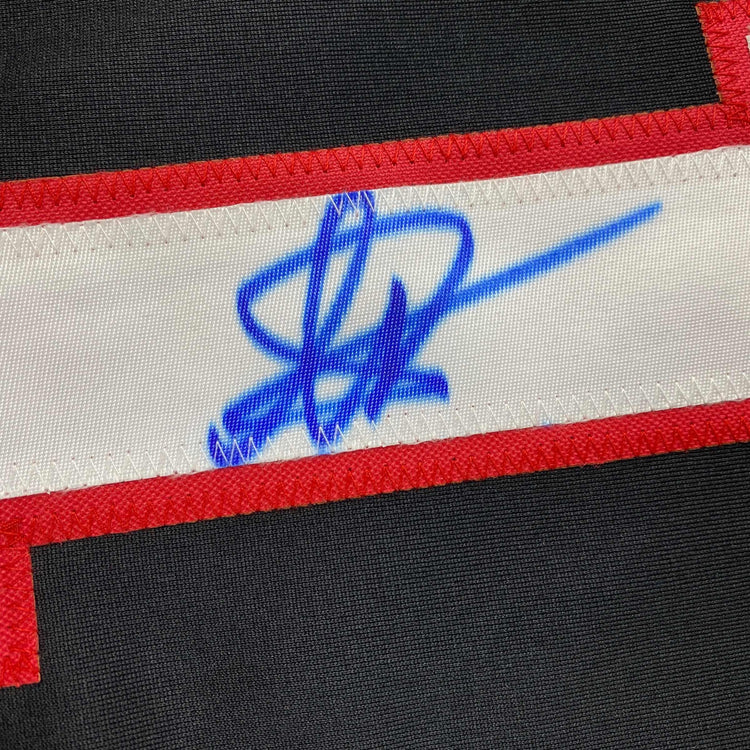 Autographed/Signed Petr Yan UFC MMA Black Ultimate Fighting Jersey Shirt PSA/DNA COA