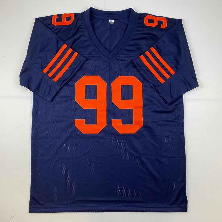 Autographed/Signed Dan Hampton Chicago Color Rush Football Jersey Beckett BAS COA