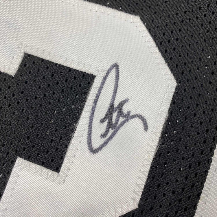Autographed/Signed Stephen Steph Curry Golden State Black Basketball Jersey JSA COA