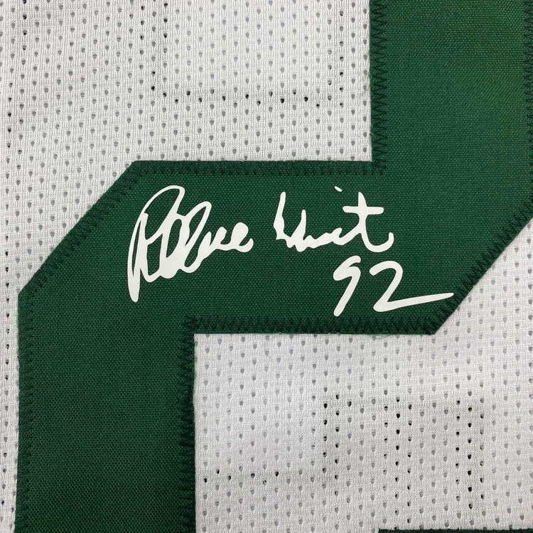 Facsimile Autographed Reggie White Green Bay White Reprint Laser Auto Football Jersey Size Men's XL
