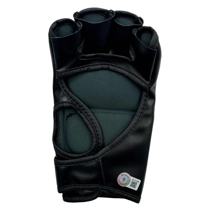 Autographed/Signed Nate Diaz UFC MMA Black Fighting Glove Beckett BAS COA