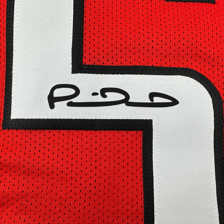 Facsimile Autographed Patrick Mahomes II Texas Tech Red Reprint Laser Auto College Football Jersey Size Men's XL