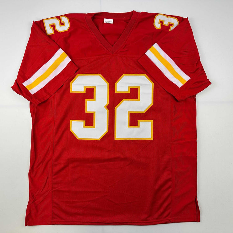 Facsimile Autographed Tyrann Mathieu Kansas City Red Reprint Laser Auto Football Jersey Size Men's XL