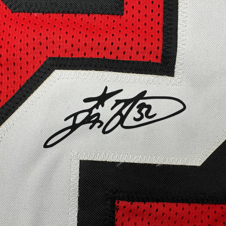 Facsimile Autographed Ricky Watters San Francisco Red Reprint Laser Auto Football Jersey Size Men's XL