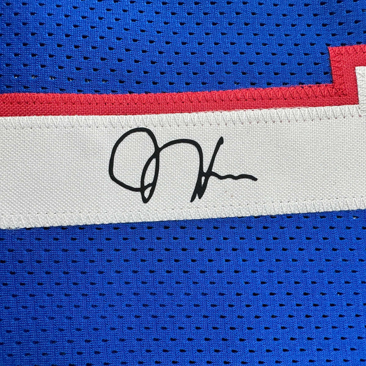 Facsimile Autographed James Harden Philadelphia Blue Reprint Laser Auto Basketball Jersey Size Men's XL