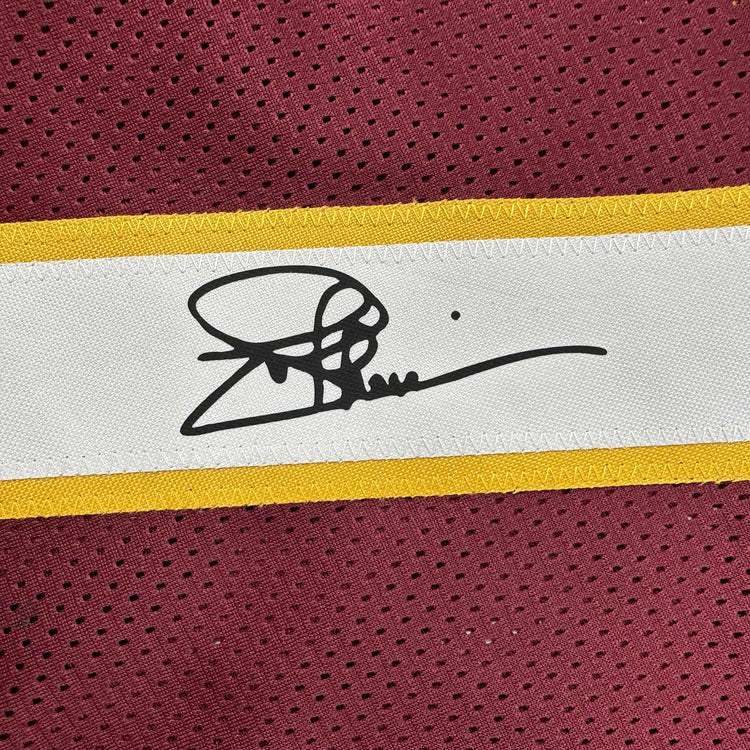 Facsimile Autographed Joe Theismann Washington Red Reprint Laser Auto Football Jersey Size Men's XL