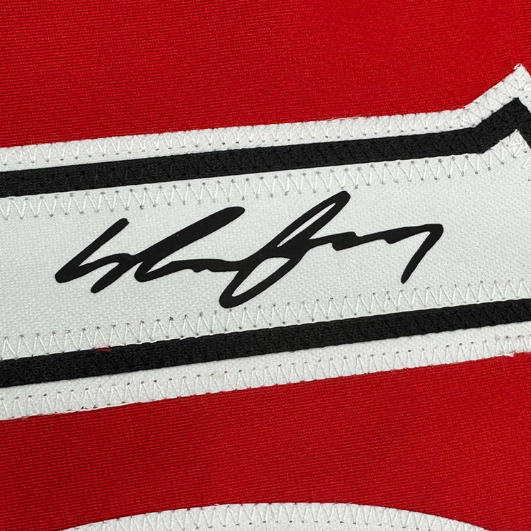 Facsimile Autographed Wayne Rooney Manchester United Red Reprint Laser Auto Soccer Jersey Size Men's XL