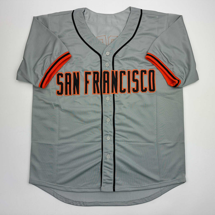 Autographed/Signed Orlando Cepeda San Francisco Grey Baseball Jersey Beckett BAS COA
