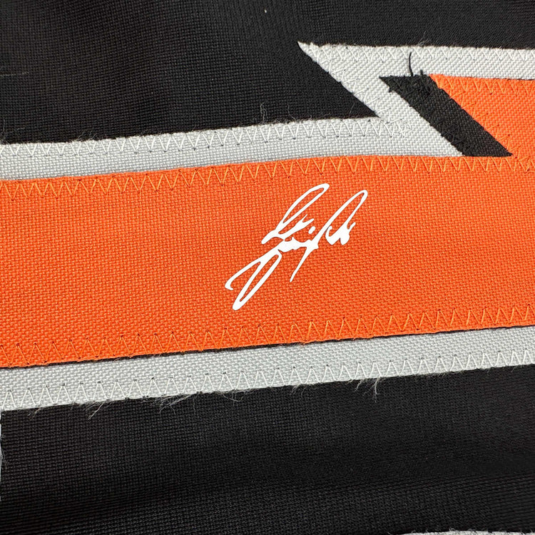 Facsimile Autographed Jose Fernandez Miami Black Reprint Laser Auto Baseball Jersey Size Men's XL