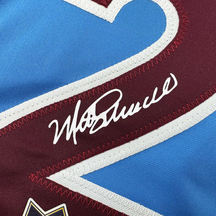Facsimile Autographed Mike Schmidt Philadelphia Blue Retro Reprint Laser Auto Baseball Jersey Size Men's XL