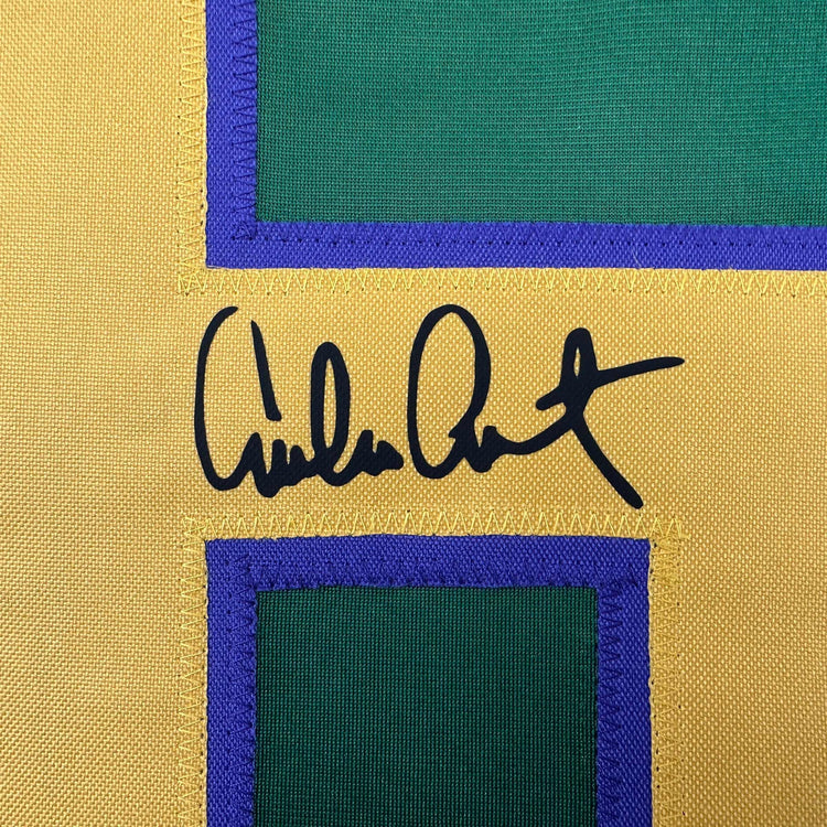 Facsimile Autographed Emilio Estevez Gordon Bombay Green Reprint Laser Auto Hockey Jersey Size Men's XL
