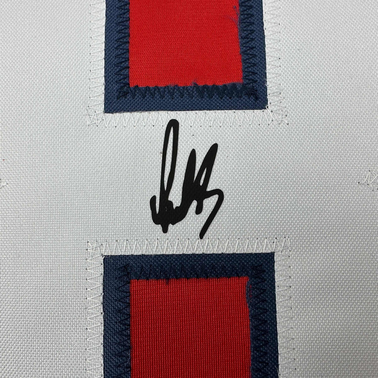 Facsimile Autographed Alexander Ovechkin Washington Red Reprint Laser Auto Hockey Jersey Size Men's XL