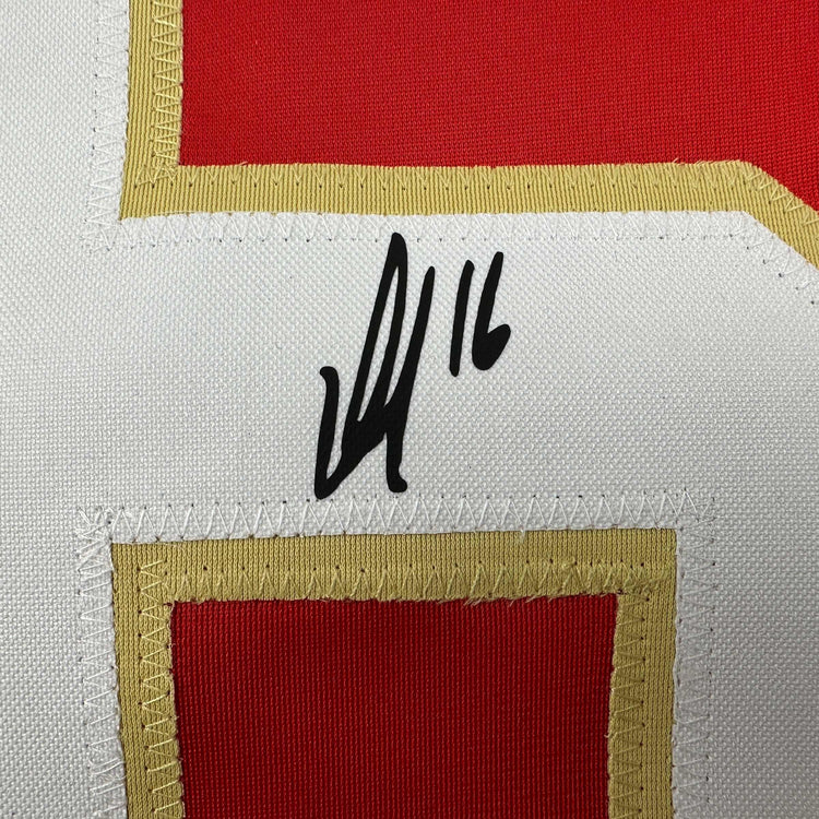 Facsimile Autographed Aleksander Barkov Florida Red Reprint Laser Auto Hockey Jersey Size Men's XL