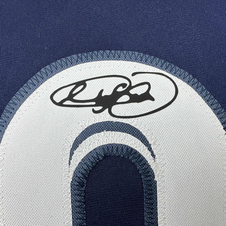 Facsimile Autographed Neymar Jr. PSG Blue Reprint Laser Auto Soccer Jersey Size Men's XL