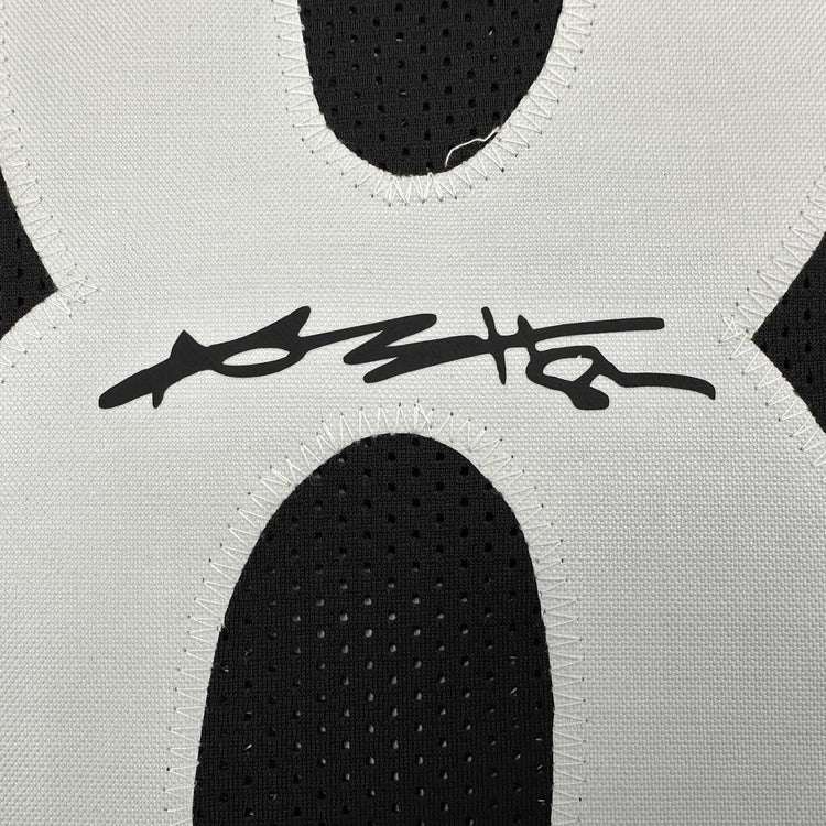 Facsimile Autographed Antonio Brown Pittsburgh Black Reprint Laser Auto Football Jersey Size Men's XL