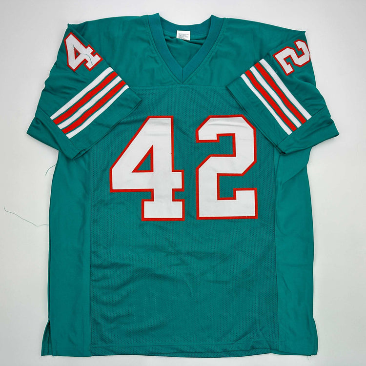 Facsimile Autographed Paul Warfield Miami Teal Reprint Laser Auto Football Jersey Size Men's XL