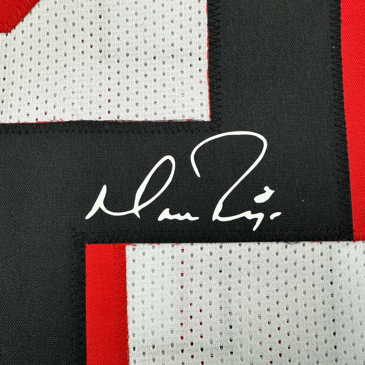 Facsimile Autographed Matt Ryan Atlanta White Reprint Laser Auto Football Jersey Size Men's XL