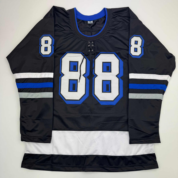 Autographed/Signed Andrei Vasilevskiy Tampa Bay Black Hockey Jersey JSA COA