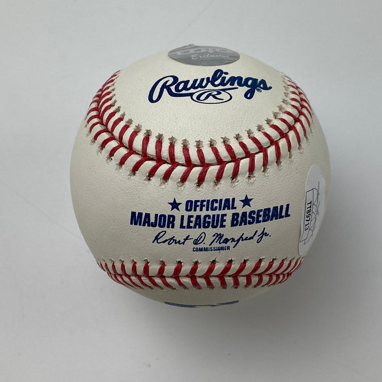 Autographed/Signed Gerrit Cole Rawlings Official Major League Baseball ROML JSA COA Auto