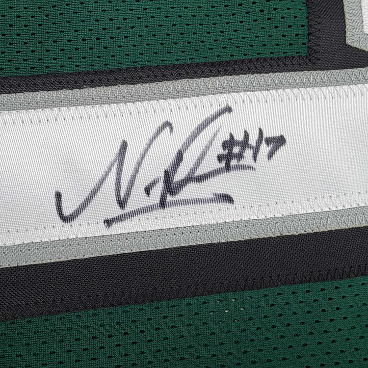 Autographed/Signed Nakobe Dean Philadelphia Green Football Jersey JSA COA