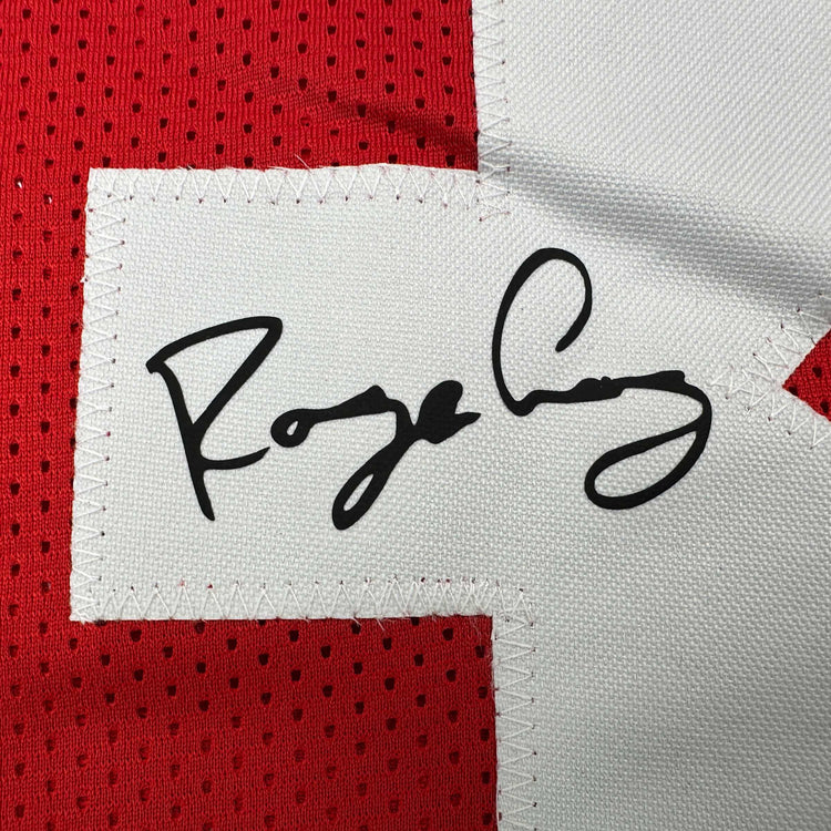 Framed Facsimile Autographed Roger Craig 35x39 San Francisco Red Reprint Laser Auto Football Jersey