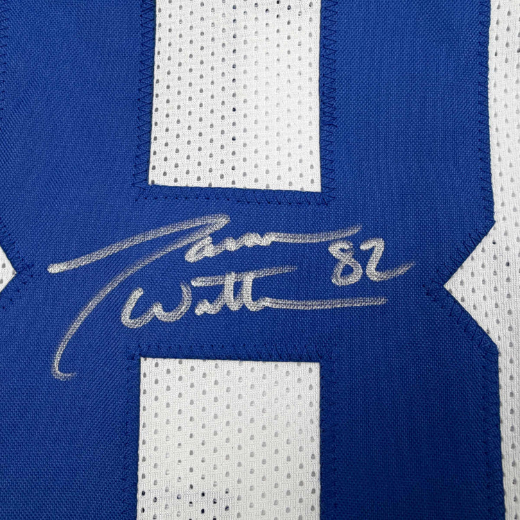 Autographed/Signed Jason Witten Dallas White Football Jersey Beckett BAS COA