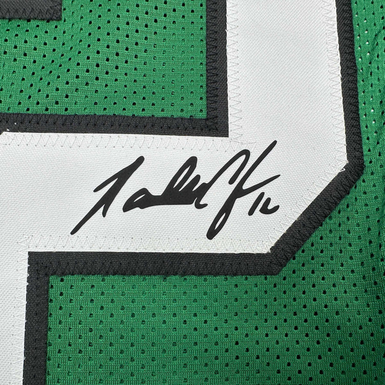 Framed Facsimile Autographed Randall Cunningham 35x39 Philadelphia Kelly Green Reprint Laser Auto Football Jersey