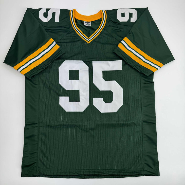 Autographed/Signed Devonte Wyatt Green Bay Green Football Jersey JSA COA