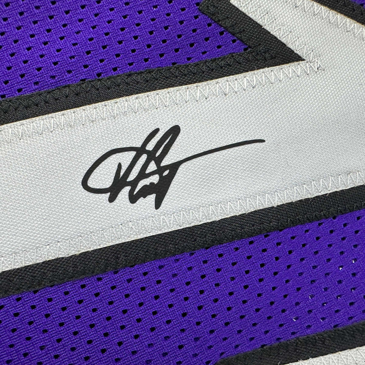 Facsimile Autographed Vince Carter Toronto Purple Reprint Laser Auto Basketball Jersey Size Men's XL