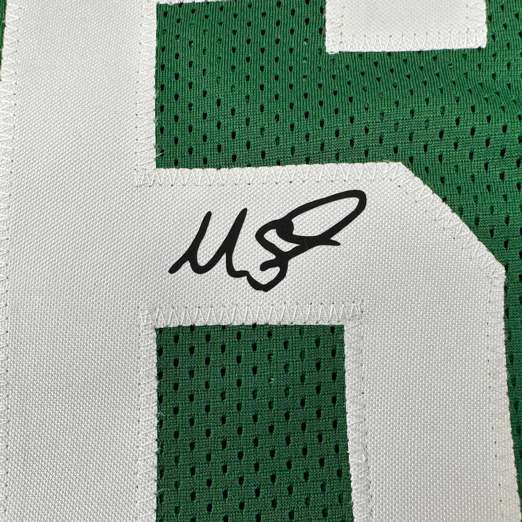 Facsimile Autographed Marcus Smart Boston Green Reprint Laser Auto Basketball Jersey Size Men's XL